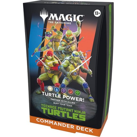 (PRE-ORDER MAR 2026) Magic The Gathering Teenage Mutant Ninja Turtles Commander Deck - Turtle Power
